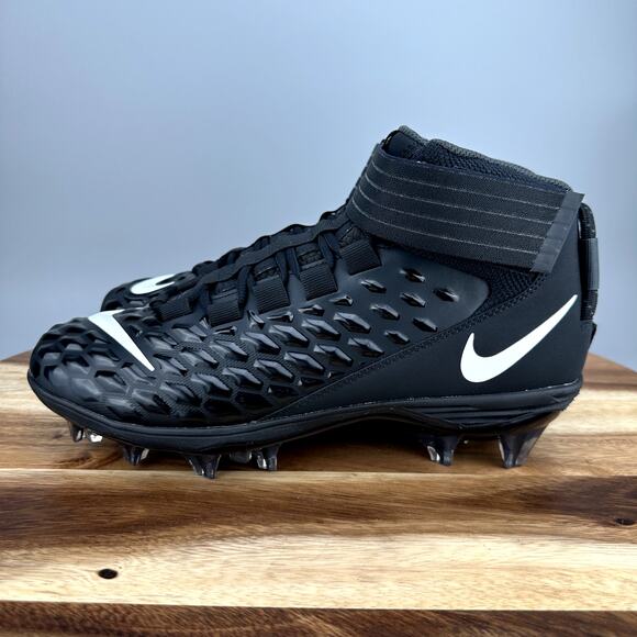 Nike Force Savage Pro 2 Mid Football Cleats Men’s Size 10.5 Black AH4000-002 main image 7